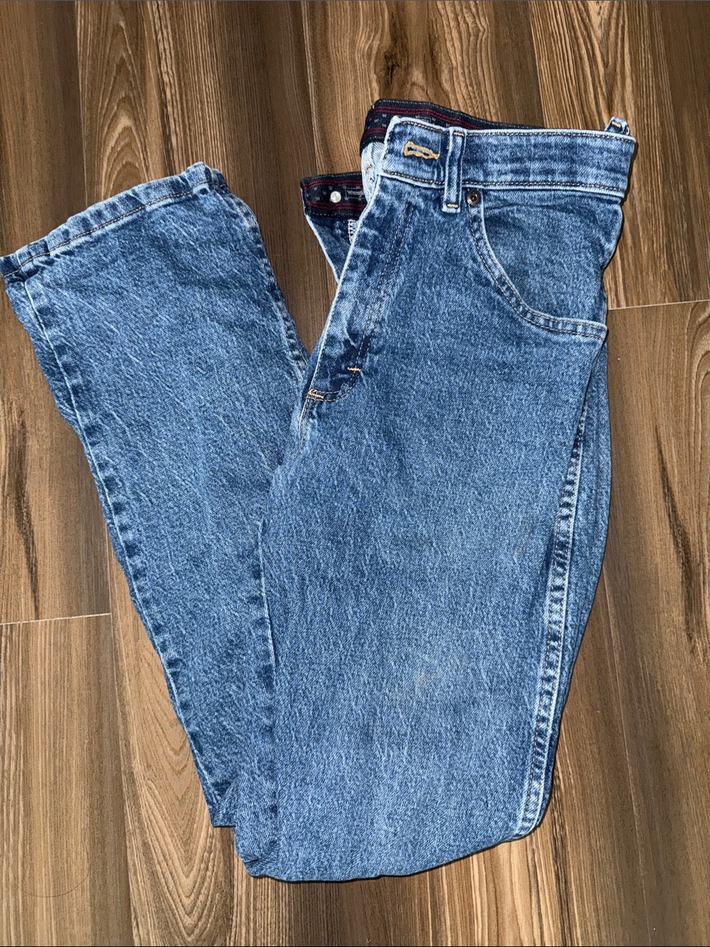 Wrangler Men's Blue Denim Jeans